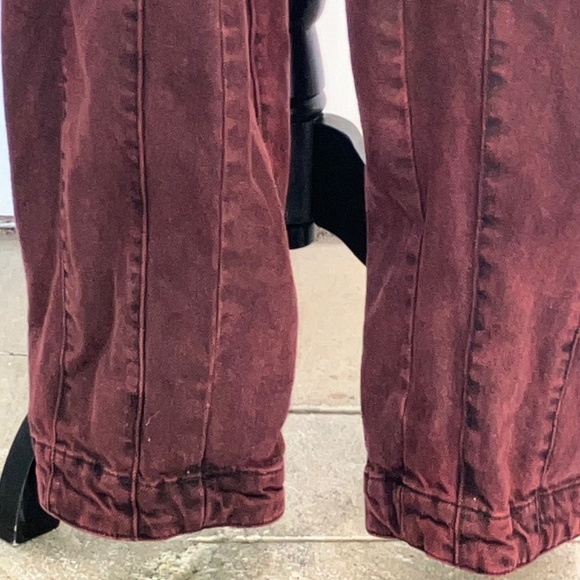 We The Free Burgundy overalls - Picture 6 of 10